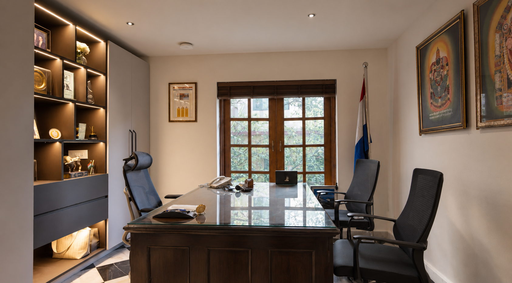 Executive office interior design, Lansdowne, Kolkata